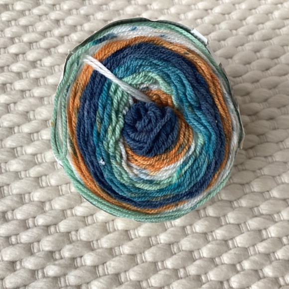 Caron Cupcakes Arn Pumpkin Pie Orange Pom Pom Knit Crochet Hat Beanie New - Picture 3 of 7